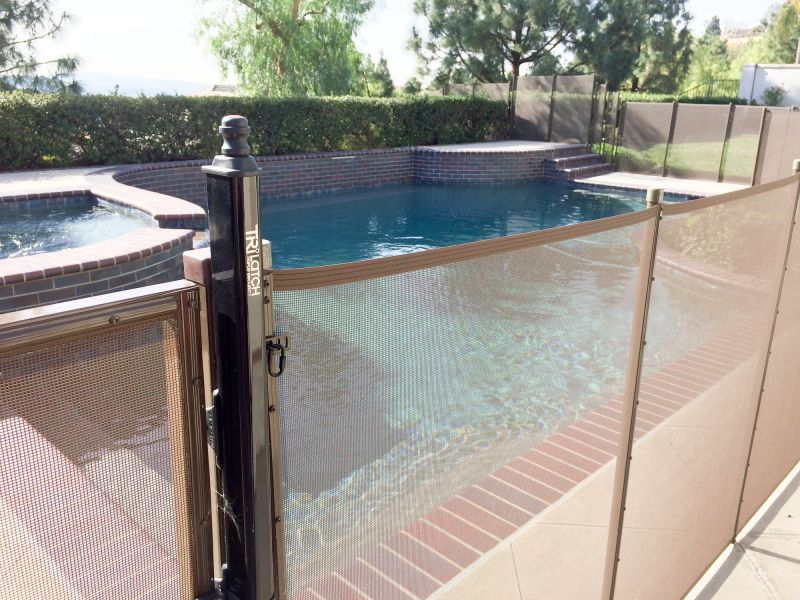 Mesh Pool Safety Fence Example