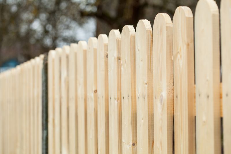 Wooden Farm Fence Installation
